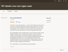 Tablet Screenshot of ideeenvooreeneigenzaak.wordpress.com