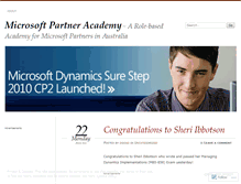 Tablet Screenshot of msaupartneracademy.wordpress.com