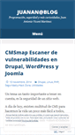 Mobile Screenshot of juananvicent.wordpress.com