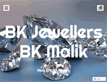 Tablet Screenshot of bkjewellersbkmalik.wordpress.com