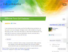 Tablet Screenshot of fabfashionfix.wordpress.com