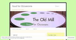 Desktop Screenshot of foodforoccasions.wordpress.com