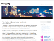 Tablet Screenshot of bloggingphilosophy.wordpress.com