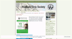 Desktop Screenshot of hexhamcivicsociety.wordpress.com