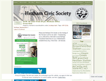 Tablet Screenshot of hexhamcivicsociety.wordpress.com