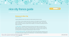 Desktop Screenshot of nicecityfrance.wordpress.com