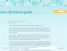 Tablet Screenshot of nicecityfrance.wordpress.com