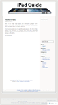 Mobile Screenshot of ipadguide.wordpress.com
