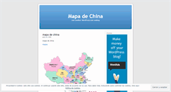 Desktop Screenshot of mapachina.wordpress.com
