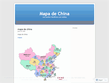 Tablet Screenshot of mapachina.wordpress.com