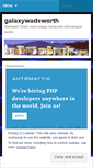 Mobile Screenshot of galaxywadsworth.wordpress.com