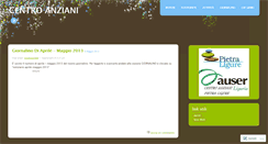 Desktop Screenshot of centroanzianipietra.wordpress.com