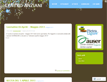 Tablet Screenshot of centroanzianipietra.wordpress.com