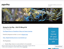 Tablet Screenshot of pgpulley.wordpress.com