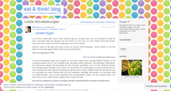 Desktop Screenshot of eatandthink.wordpress.com