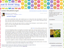 Tablet Screenshot of eatandthink.wordpress.com