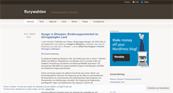 Desktop Screenshot of flurywahlen.wordpress.com