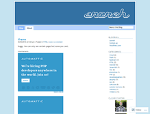 Tablet Screenshot of anoneh.wordpress.com