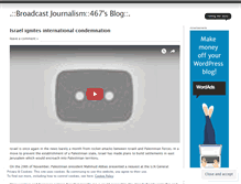 Tablet Screenshot of broadcastjournalism467.wordpress.com