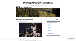 Desktop Screenshot of penningpanda.wordpress.com