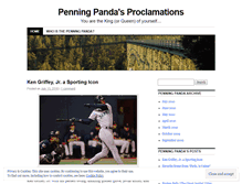 Tablet Screenshot of penningpanda.wordpress.com