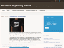 Tablet Screenshot of mechanicalengineeringschools.wordpress.com