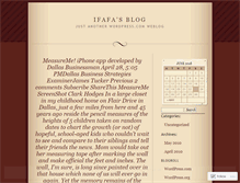 Tablet Screenshot of ifafa.wordpress.com