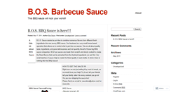 Desktop Screenshot of bossauce.wordpress.com