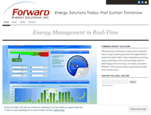 Tablet Screenshot of forwardenergysolutions.wordpress.com