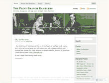 Tablet Screenshot of paintbranchramblers.wordpress.com