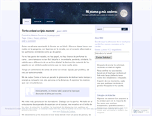 Tablet Screenshot of plumaycaderas.wordpress.com