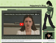 Tablet Screenshot of happyberyl.wordpress.com