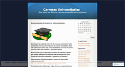 Desktop Screenshot of carrerasuni.wordpress.com