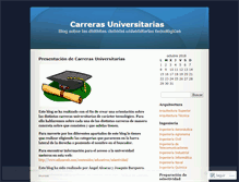 Tablet Screenshot of carrerasuni.wordpress.com