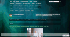 Desktop Screenshot of kurdistanamin.wordpress.com