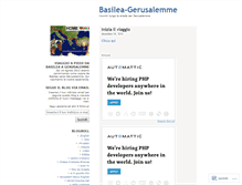 Tablet Screenshot of basileagerusalemme.wordpress.com