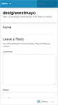 Mobile Screenshot of designwestmayo.wordpress.com
