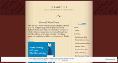 Desktop Screenshot of lisaopolis.wordpress.com