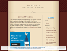 Tablet Screenshot of lisaopolis.wordpress.com