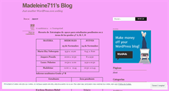 Desktop Screenshot of madeleine711.wordpress.com