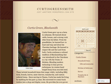 Tablet Screenshot of curtisgreensmith.wordpress.com