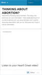 Mobile Screenshot of abortionchoice.wordpress.com