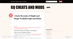 Desktop Screenshot of gqmods.wordpress.com