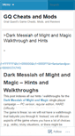 Mobile Screenshot of gqmods.wordpress.com