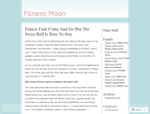 Tablet Screenshot of fitnessmoon.wordpress.com