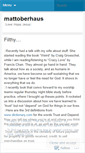 Mobile Screenshot of mattoberhaus.wordpress.com