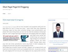 Tablet Screenshot of obatpegalpegaldipinggangbey.wordpress.com