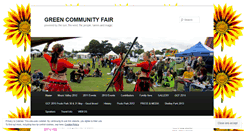 Desktop Screenshot of greencommunityfair.wordpress.com
