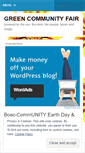 Mobile Screenshot of greencommunityfair.wordpress.com