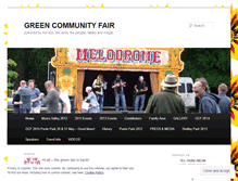 Tablet Screenshot of greencommunityfair.wordpress.com